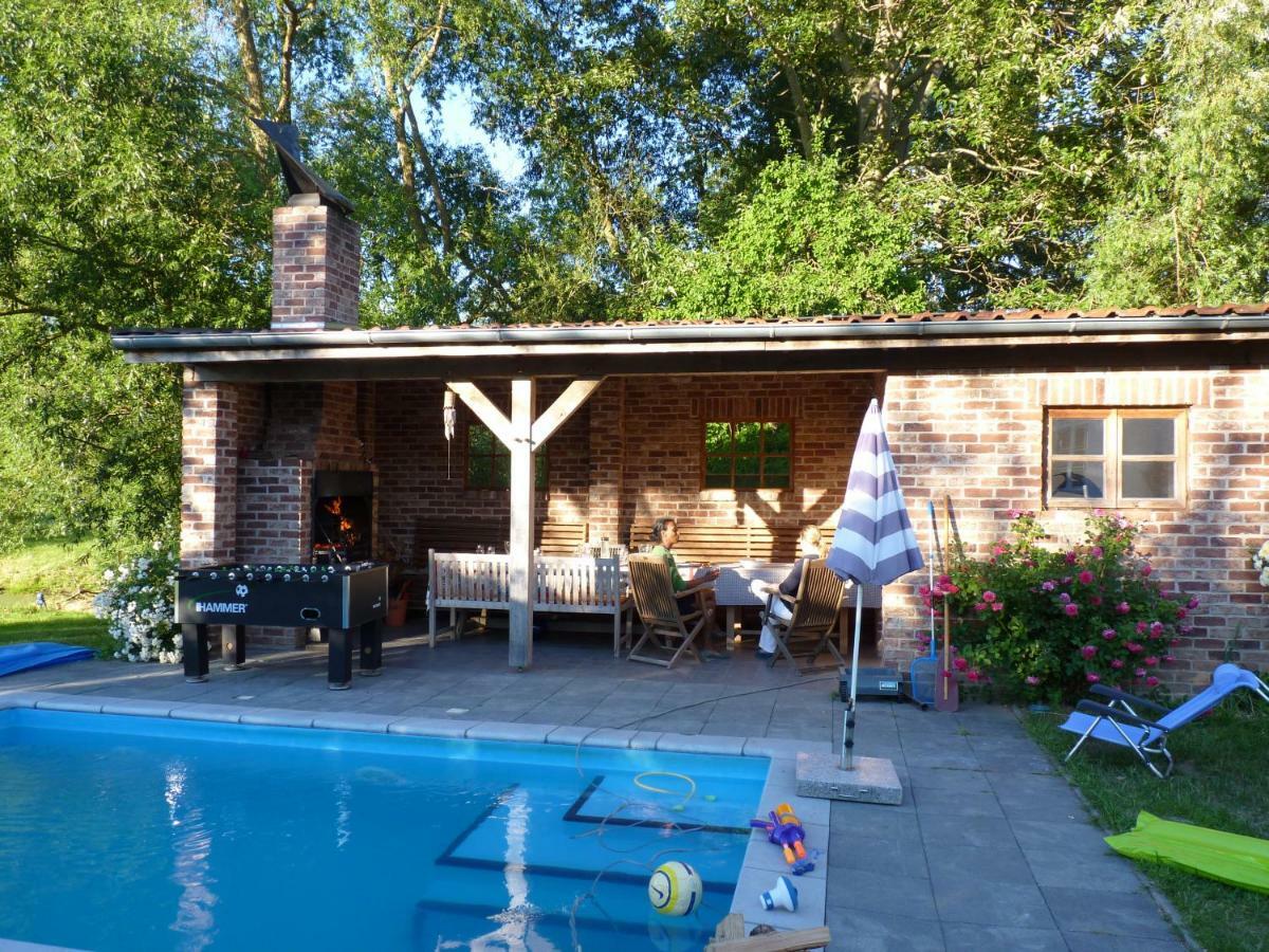 Traumhaftes Luxus-Ferienhaus Warnkenhagen  Bagian luar foto